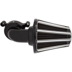 PartzBiz HD AN81-035 - Arlen Ness 81-035 Black Aluminum 10 Gauge Monster Sucker Air Cleaner Harley M8 Touring Softail Best New Performance Custom Accessories Upgrade Replacement Bagger Dresser Engine Motor Intake