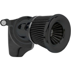 PartzBiz HD AN81-204 - Arlen Ness 81-204 Black Velocity 65 Degree Air Cleaner 99-17 Harley Davidson Twin Cam Touring Bagger Dresser Softail Dyna FXD FLST FXST FLHT FLHX FLTR FLHR 264373 1010-2457 10102457