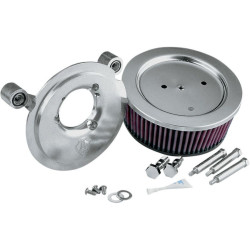PartzBiz HD AN18-506 - Arlen Ness Big Sucker Stage II Natural Air Filter Kit for Harley 99-15 Twin Cam | 18-506