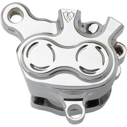 PartzBiz HD AN02-810 - Arlen Ness Billet Chrome ด้านหลังซ้าย 11.5 เรือนคาลิปเปอร์เบรค Harley 08-13 XL | 02-810 PartzBiz HD AN02-810 - Arlen Ness Billet Chrome ด้านหลังซ้าย 11.5 เรือนคาลิปเปอร์เบรค Harley 08-13 XL | 02-810