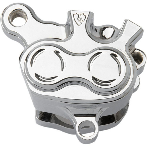 PartzBiz HD: 4423985-Arlen Ness Billet Chrome ด้านหลังซ้าย 11.5 เรือนคาลิปเปอร์เบรค Harley 08-13 XL | 02-810