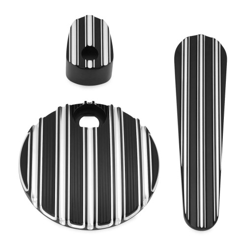 PartzBiz HD: 4423951-Arlen Ness Black 10 Gauge Dash Accessory Pack Ignition Fuel Door Dash 14-16 | 91-137