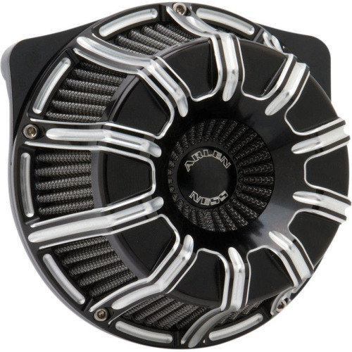 PartzBiz HD: 4423956-Arlen Ness Black 10 Gauge Inverted Stage 1 Air Cleaner Harley Milwaukee 8 17-18 | 18-947