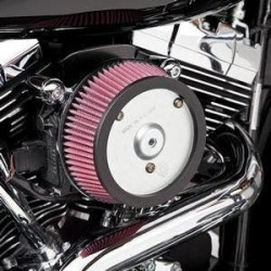 PartzBiz HD AN18-564 - Arlen Ness Black Backing Plate Stage 1 Big Sucker Air Cleaner 88-13 Harley XL