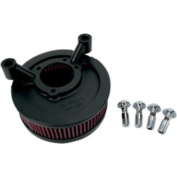 PartzBiz HD AN18-826 - Arlen Ness Black Backing Plate Stage 1 Big Sucker Air Cleaner for 91-15 XL | 18-826