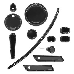 PartzBiz HD AN91-101 - Arlen Ness Black Beveled Family Pack Accessories Covers Trims Harley 14-15 | 91-101 PartzBiz HD AN91-101 - Arlen Ness Black Beveled Family Pack Accessories Covers Trims Harley 14-15 | 91-101