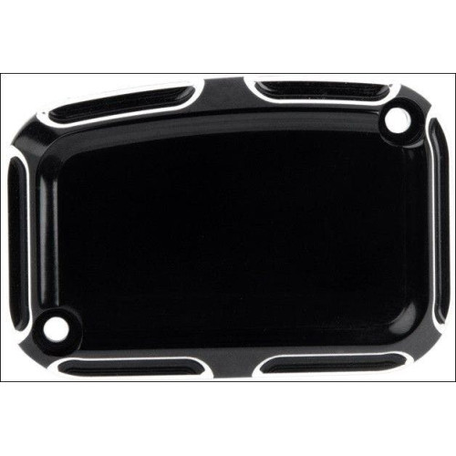 PartzBiz HD: 4423910-Arlen Ness ฝาครอบแม่ปั๊มคลัตช์ไฮดรอลิกแบบเอียงสีดำ Harley 14-16 | 03-439