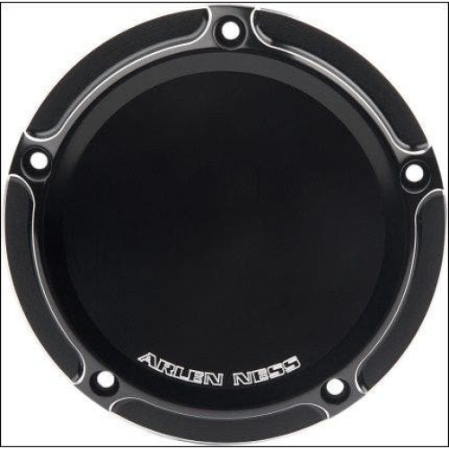 PartzBiz HD: 4423920-Arlen Ness Tech ฝาครอบไทม์มิ่งจุดระเบิด Beveled Point สีดำ Harley Twin Cam | 03-473
