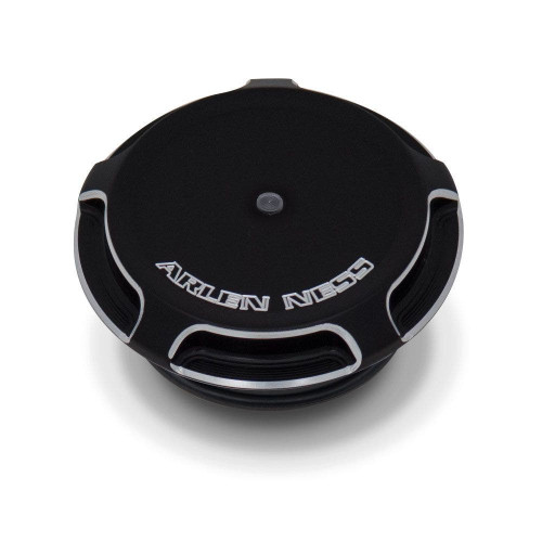 PartzBiz HD: 4423887-Arlen Ness Black Beveled Vented Gas Cap For Harley-Davidson 1982-1996 | 70-100