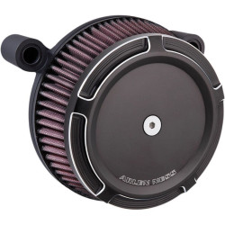 PartzBiz HD AN18-309 - Arlen Ness Black Big Sucker Stage I Air Cleaner w/ Beveled Cover M8  17-18 | 18-309