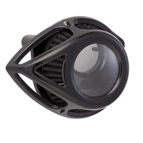 PartzBiz HD: 4423901-Arlen Ness Black Clear Tear Stage 1 เครื่องฟอกอากาศสำหรับ Harley Twin Cam FBW 08-17 18-977