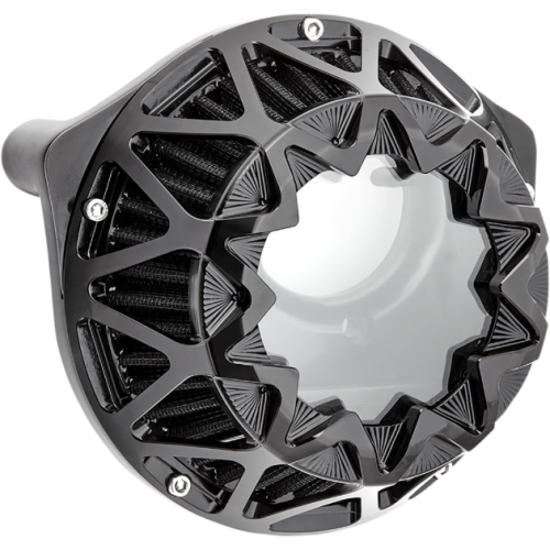 PartzBiz HD: 4423869-Arlen Ness All Black Crossfire Performance Intake Air Cleaner Harley TC 00-17
