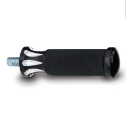 PartzBiz HD AN07-919 - Arlen Ness Black Deep Cut Fusion Shifter Brake Peg for Harley or Metric-07-919