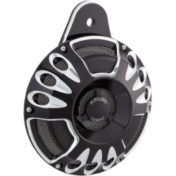 PartzBiz HD AN70-200 - Arlen Ness 70-200 Black Billet Deep Cut Horn with Cover 12v Universal PartzBiz HD AN70-200 - Arlen Ness 70-200 Black Billet Deep Cut Horn with Cover 12v Universal