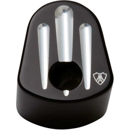 PartzBiz HD: 4423845-Arlen Ness Black Deep Cut Ignition Switch Cover for Harley 14-16 FLH/X | 04-193
