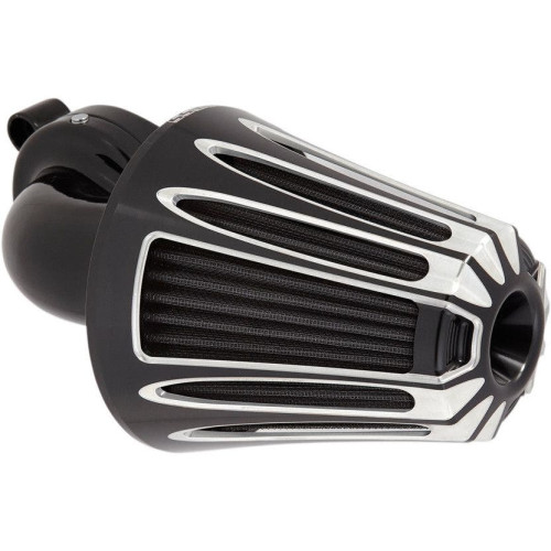 PartzBiz HD: 4423850-Arlen Ness Black Deep Cut Monster Sucker Air Cleaner Harley Touring TBW 08-16 | 81-009