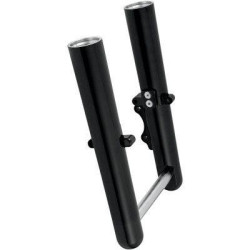PartzBiz HD AN06-502/688838 - Arlen Ness Black Hot Legs and Fork Boot Slider Covers Package Touring FL 08-13 0403-0030; 688838 04030030 road street king electra glide tour