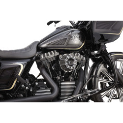 PartzBiz HD AN18-941 - Arlen Ness Black Inverted Series 10-Gauge Stage 1 Air Cleaner Harley FLH 08-15 | 18-941