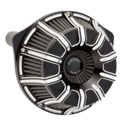 PartzBiz HD AN18-945 - Arlen Ness Black Inverted Series 10-Gauge Stage 1 Air Cleaner Harley XL 91-15 | 18-945