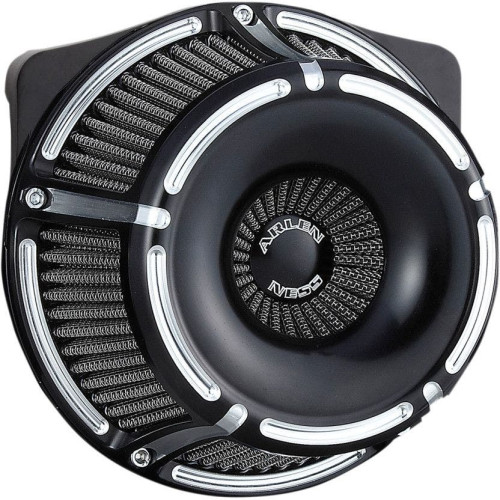 PartzBiz HD: 4423833-Arlen Ness Black Slot Track Stage 1 Inverted Air Cleaner Milwaukee 8 M8 17-18 | 18-915