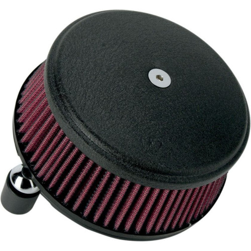 PartzBiz HD: 4423802-Arlen Ness Black Stage 1 Big Sucker Air Filter w/ Cover Harley XL 91-16 | 18-329