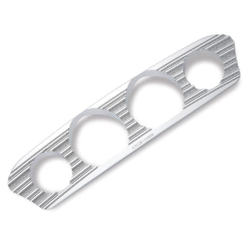 PartzBiz HD: 4423788-Arlen Ness Chrome 10 Gauge Inner Fairing Dash Trim Harley FLH/T 14-16 Batwing | 30-340 PartzBiz HD: 4423788-Arlen Ness Chrome 10 Gauge Inner Fairing Dash Trim Harley FLH/T 14-16 Batwing | 30-340