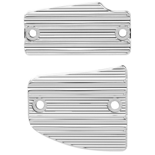 PartzBiz HD: 4423790-Arlen Ness Chrome 10 Gauge Master Cylinder Front & Rear Cover Kit Indian Scout | I-1227 PartzBiz HD: 4423790-Arlen Ness Chrome 10 Gauge Master Cylinder Front & Rear Cover Kit Indian Scout | I-1227