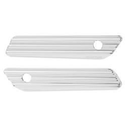 PartzBiz HD AN03-609 - Arlen Ness Chrome 10 Gauge Saddlebag Latch Hinge Covers for Harley 14-21 | 03-609 PartzBiz HD AN03-609 - Arlen Ness Chrome 10 Gauge Saddlebag Latch Hinge Covers for Harley 14-21 | 03-609