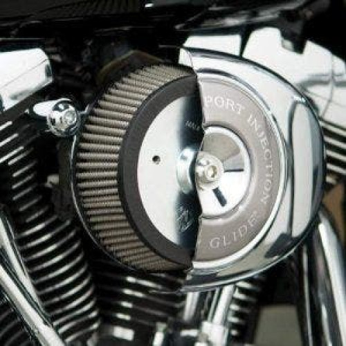 PartzBiz HD: 4423769-Arlen Ness Chrome Backing Plate Stainless Filter Stage 1 Big Sucker Air Cleaner for 88-13 | 18-518