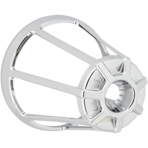 PartzBiz HD: 4423773-ฝาครอบ Arlen Ness Chrome Beveled สำหรับเครื่องดูดฝุ่น Monster Sucker Harley | 81-105