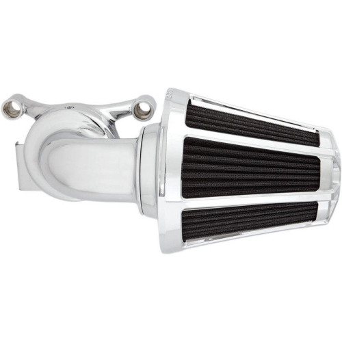 PartzBiz HD: 4423745-Arlen Ness Chrome Beveled Monster Sucker เครื่องฟอกอากาศ Harley Big Twin Cam 99-17 | 81-023