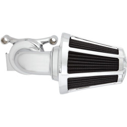 PartzBiz HD AN81-018 - Arlen Ness Chrome Beveled Monster Sucker เครื่องฟอกอากาศ Harley Sportster XL 91-17 | 81-018