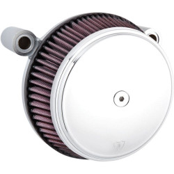 PartzBiz HD AN18-307 - Arlen Ness Chrome Big Sucker Stage I Air Cleaner w/ Smooth Cover M8  17-18 | 18-307