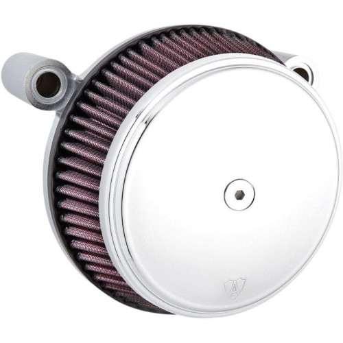 PartzBiz HD: 4423721-Arlen Ness Chrome Big Sucker Stage I Air Cleaner w/ Smooth Cover M8 17-18 | 18-307 PartzBiz HD: 4423721-Arlen Ness Chrome Big Sucker Stage I Air Cleaner w/ Smooth Cover M8 17-18 | 18-307