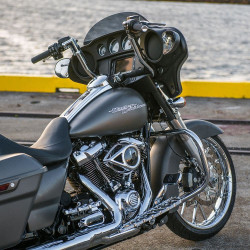 PartzBiz HD AN18-976 - Arlen Ness Chrome Clear Tear Stage 1 เครื่องฟอกอากาศสำหรับ Harley Twin Cam FBW 08-16 18-976