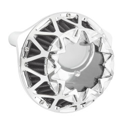 PartzBiz HD AN600-050 - Arlen Ness Chrome Crossfire Performance เครื่องฟอกอากาศ Harley TC 00-17