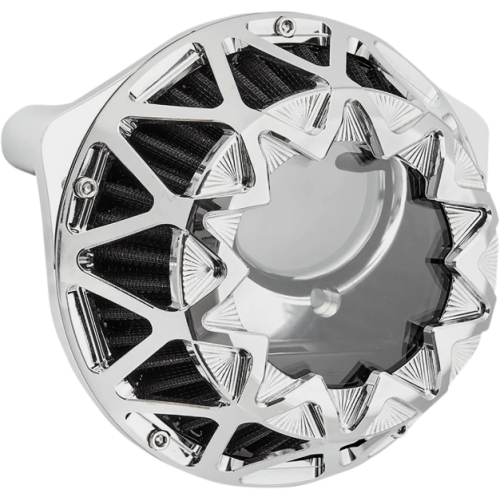 PartzBiz HD: 4423729-Arlen Ness Chrome Crossfire Performance กรองอากาศ Harley XL 91-Up