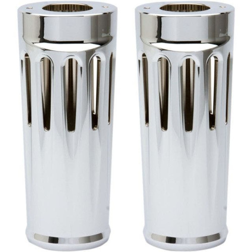 PartzBiz HD: 4423731-Arlen Ness Chrome Deep Cut +2 Extended Foot Boots Slider Covers Harley FL 14-15 | 20-027 PartzBiz HD: 4423731-Arlen Ness Chrome Deep Cut +2 Extended Foot Boots Slider Covers Harley FL 14-15 | 20-027