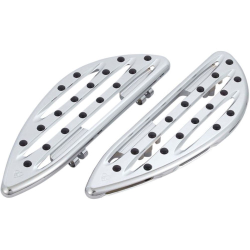 PartzBiz HD: 4423732-Arlen Ness Black Deep Cut Adjustable Floorboards Driver Harley Softail 18-20