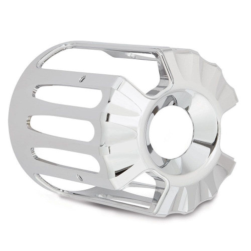 PartzBiz HD: 4423706-Arlen Ness Chrome Deep Cut Oil Filter Cover for Harley Twin Cam Models | 03-488 PartzBiz HD: 4423706-Arlen Ness Chrome Deep Cut Oil Filter Cover for Harley Twin Cam Models | 03-488