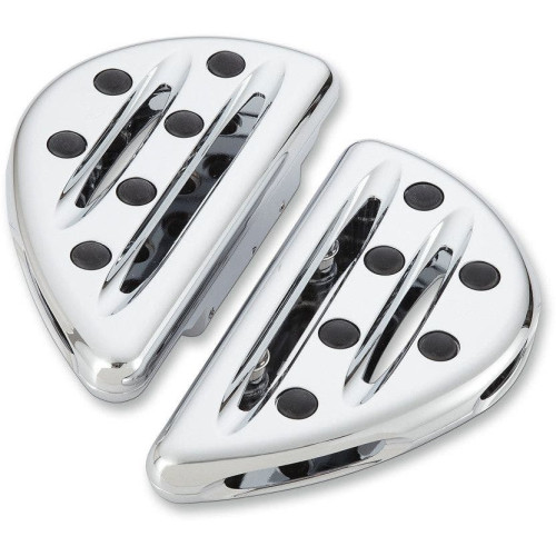 PartzBiz HD: 4423709-Arlen Ness Chrome Deep Cut Rear Passenger Floorboards for Harley 93-17 | 06-866