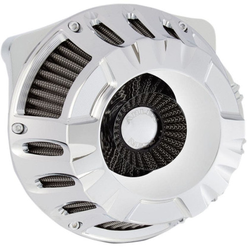 PartzBiz HD: 4423671-Arlen Ness Chrome Deep Cut Stage 1 Inverted Air Cleaner Milwaukee 8 M8 17-18 | 18-916