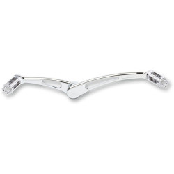 PartzBiz HD AN40-104 - Arlen Ness Chrome EZ 10 Gauge Heel Toe Shifter Levers สำหรับ Harley Touring 84-17 | 40-104