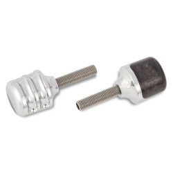 PartzBiz HD AN12-726 - Arlen Ness Chrome Fluted 1‚Ä≥ Billet Bullet Amber LED Turn Signals Harley Custom 12-726 263851 touring softail dyna davidson electra road street king glide sli low fat boy bob deluxe 
