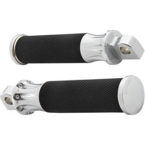 PartzBiz HD: 4423681-Arlen Ness Chrome Fusion Male Mount Foot Pegs for Harley or Metric-07-908 PartzBiz HD: 4423681-Arlen Ness Chrome Fusion Male Mount Foot Pegs for Harley or Metric-07-908