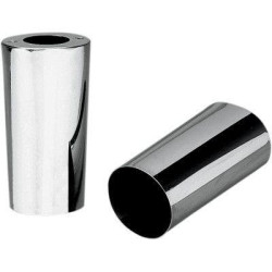 PartzBiz HD AN06-500/DSDS222898 - Arlen Ness Chrome Hot Legs and Fork Boot Slider Covers Package Touring FL 08-13 0403-0029; DS222898 04030029 road street king electra glide tour