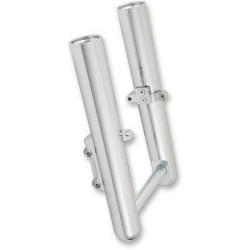 PartzBiz HD AN40-503/VT24-1047 - Arlen Ness Chrome Hot Legs and Fork Boot Slider Covers Package Touring FL 14-Up 0403-0031 24-1047 04030029 road street king electra glide tour