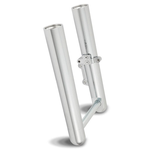 PartzBiz HD: 4423659-Arlen Ness Hot Fork Legs Lower Sliders Dual Disc Smooth Chrome Harley 14-15 FLH | 40-503 PartzBiz HD: 4423659-Arlen Ness Hot Fork Legs Lower Sliders Dual Disc Smooth Chrome Harley 14-15 FLH | 40-503