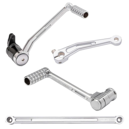 PartzBiz HD: 4423664-Arlen Ness 420-105 Chrome Speedliner Foot Controls Toe Shifter Harley 08-up FLH | 420-105 PartzBiz HD: 4423664-Arlen Ness 420-105 Chrome Speedliner Foot Controls Toe Shifter Harley 08-up FLH | 420-105