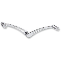 PartzBiz HD AN40-106 - Arlen Ness Chrome Standard 10 Gauge Heel Toe Shifter Levers สำหรับ Harley Touring 84-17 | 40-106
